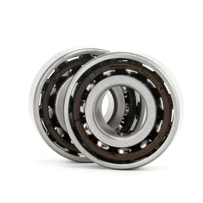 Electric Motors Double Angular Contact Ball Bearing 40mm Chrome Steel