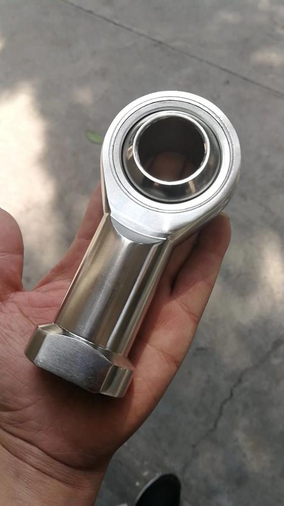 Stainless Steel Self Lubricating Threaded Rod End Bearing M12*1.25 M12