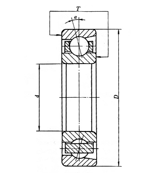 34*85*19/30mm Angular Contact Bearing 7209A 7209AD83 For Automotive 0